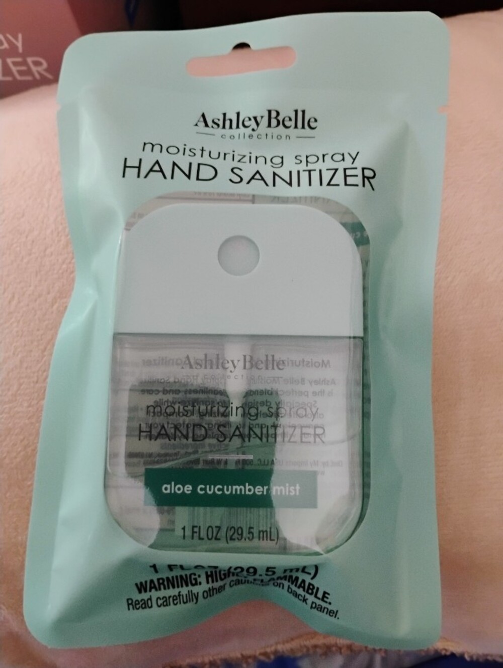 AshleyBelle Moisturizing Spray Hand Sanitizer - Aloe Cucumber Mist